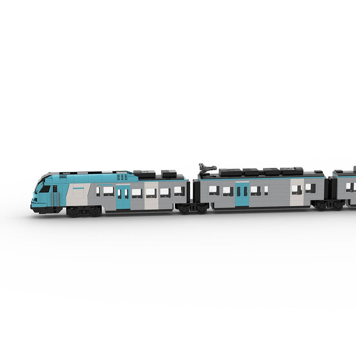 European High - Speed Train Building Blocks Set  - LesDiy - Locomotive -