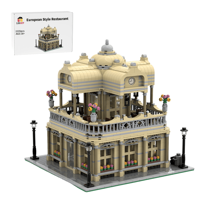 European Style Restaurant Building Blocks - LesDiy - Building Blocks -