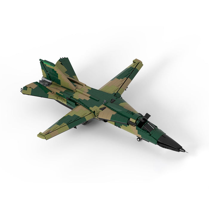 F - 111 camouflage Military Fighter - Bombers Building Blocks - LesDiy - Building Blocks -