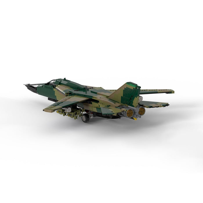 F - 111 camouflage Military Fighter - Bombers Building Blocks - LesDiy - Building Blocks -
