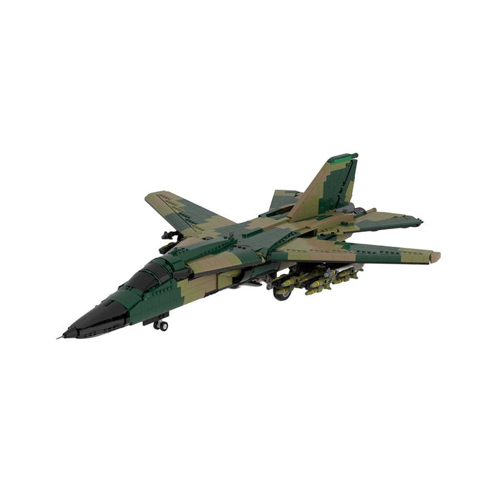 F - 111 camouflage Military Fighter - Bombers Building Blocks - LesDiy - Building Blocks -
