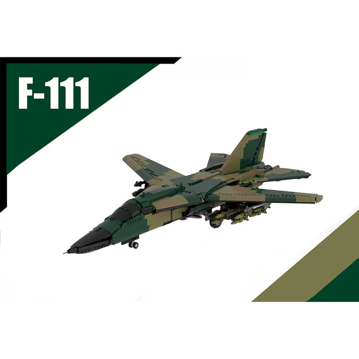 F - 111 camouflage Military Fighter - Bombers Building Blocks - LesDiy - Building Blocks -