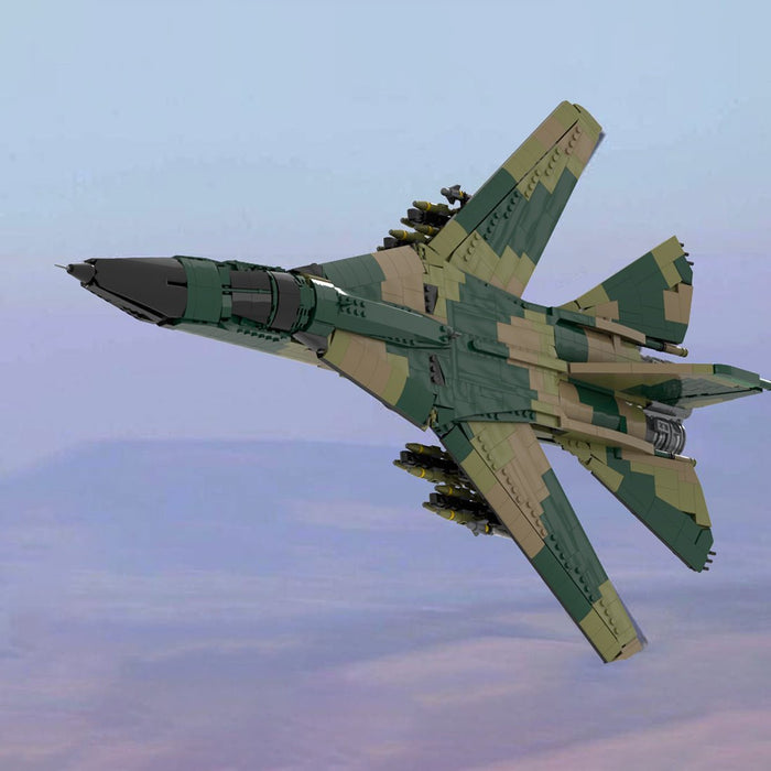 F - 111 camouflage Military Fighter - Bombers Building Blocks - LesDiy - Building Blocks -