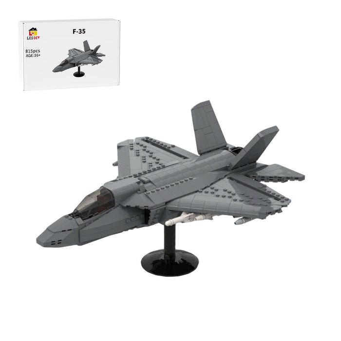 F - 35 Stealth Fighter Military Building Blocks - LesDiy -