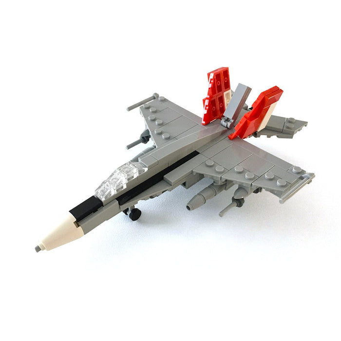 F/18 Red Devils Aircraft Military Assembly Toy Building Blocks - LesDiy -