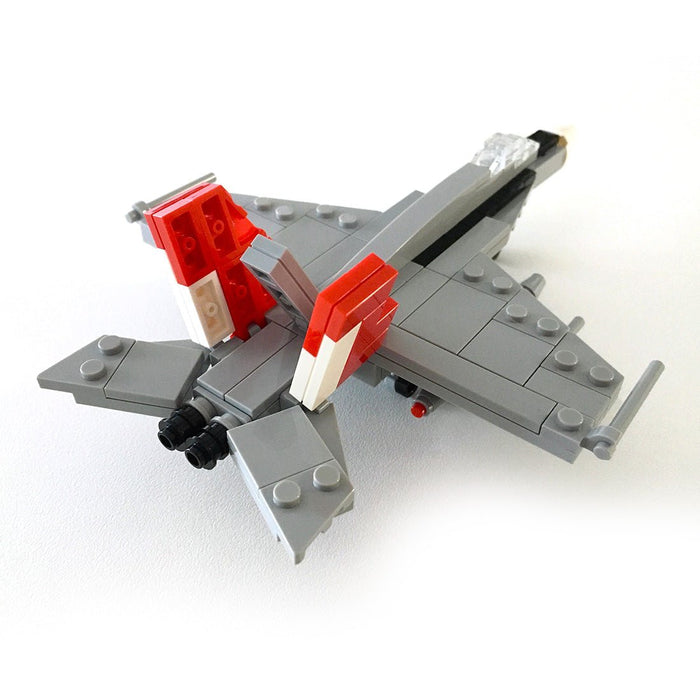 F/18 Red Devils Aircraft Military Assembly Toy Building Blocks - LesDiy -