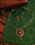 Floral Enamel Chakra Pendant Chain