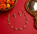 Floral Stone Necklace
