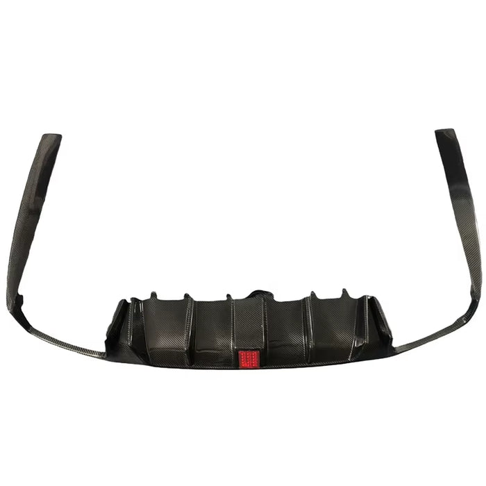 For Mercedes-Benz E W213 2016-2019 Brabus Style Carbon Fiber Rear Lip Rear Diffuser Bumper Lip