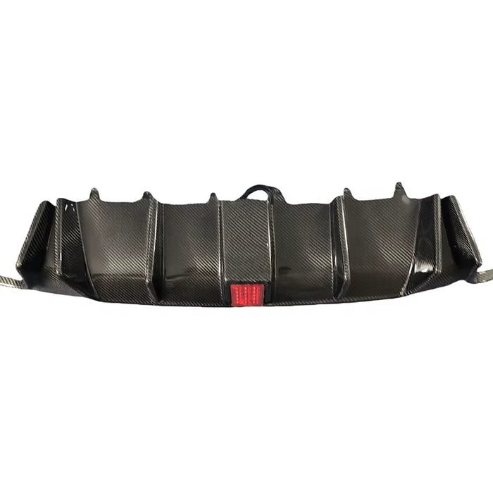 For Mercedes-Benz E W213 2016-2019 Brabus Style Carbon Fiber Rear Lip Rear Diffuser Bumper Lip