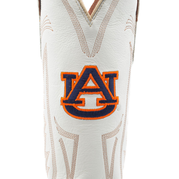 auburn logo shown on boot