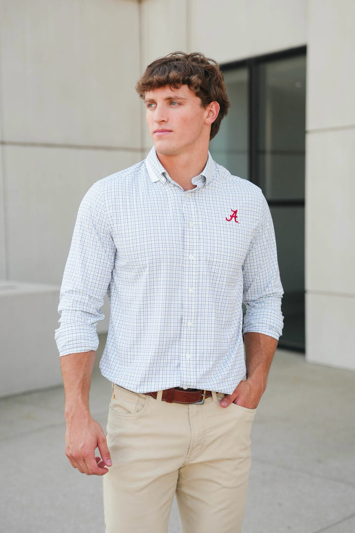 Gen Teal Bradbury Alabama A Performance Button Down