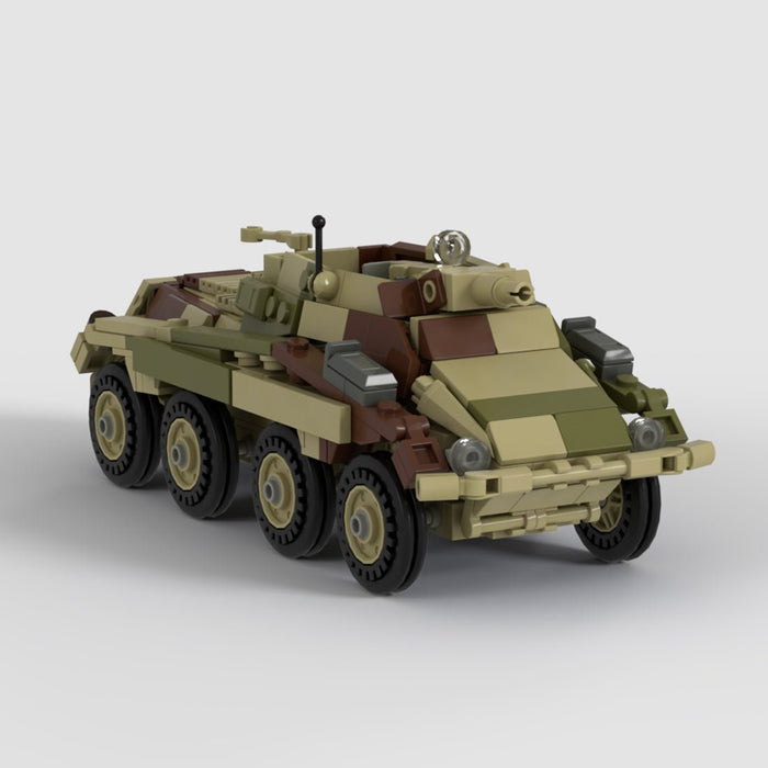 German Sd.Kfz. 234/3 Tank Building Blocks - LesDiy - Building Blocks -