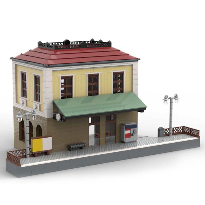 German Town Train Station - LesDiy - Building Blocks -