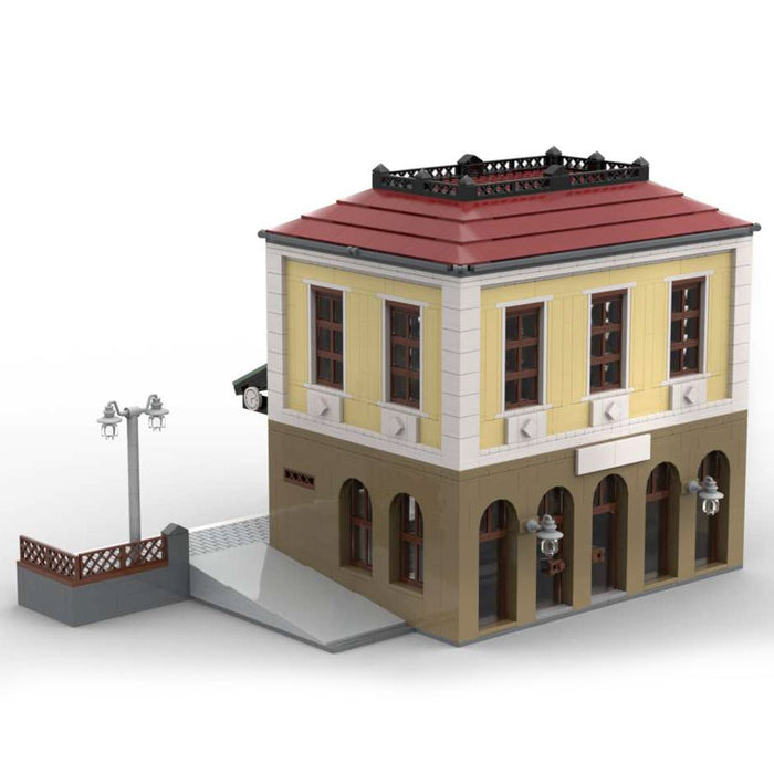 German Town Train Station - LesDiy - Building Blocks -