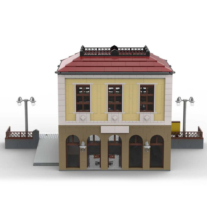 German Town Train Station - LesDiy - Building Blocks -