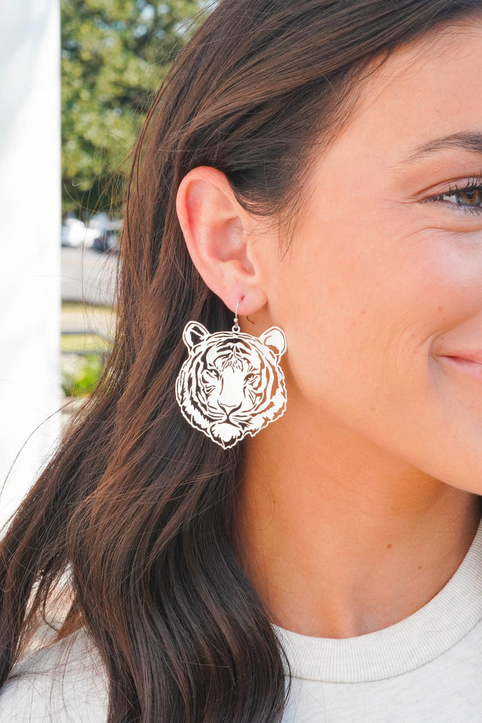 Go Tigers Earrings