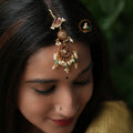 Gold Look Kemp Maang Tikka