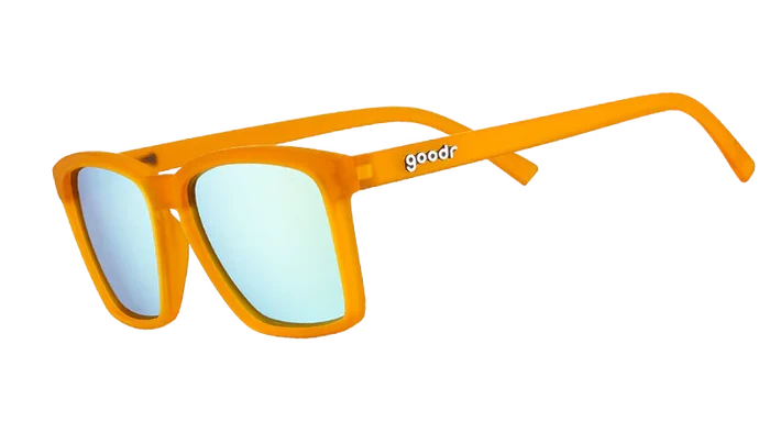 A pair of pink sunglasses with mirrored lenses and a slim fit design, suitable for children and adults.