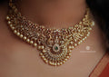 Grand Matte Finish Stone Choker Set