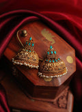 Half Dome Light Weight Turquoise Earrings