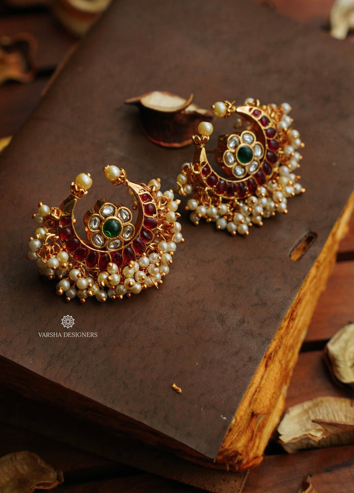 Half Moon Kemp Stone Earrings