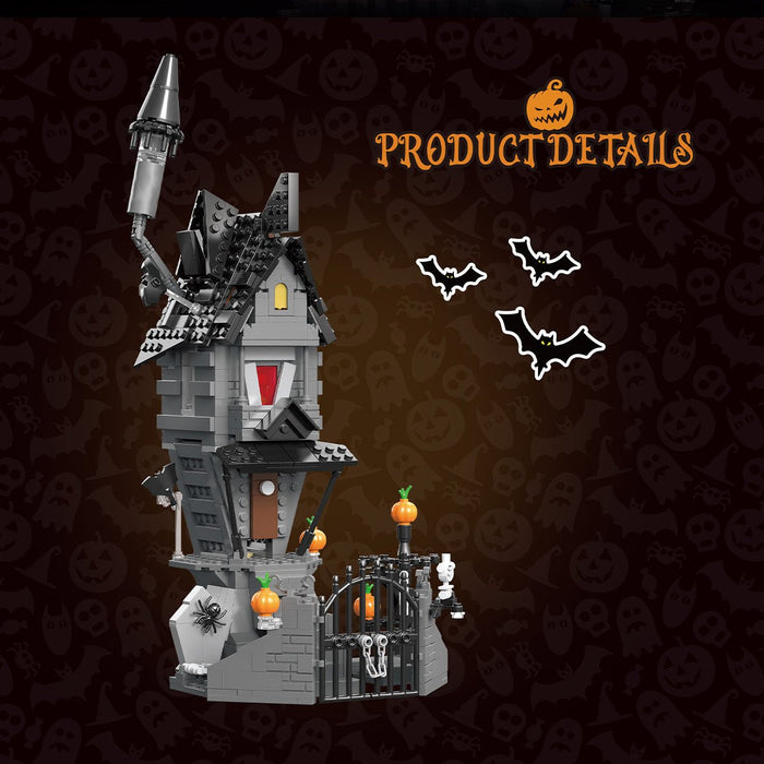 Halloween - Themed Dark Horror Cabin Building Blocks - LesDiy - Building Blocks -