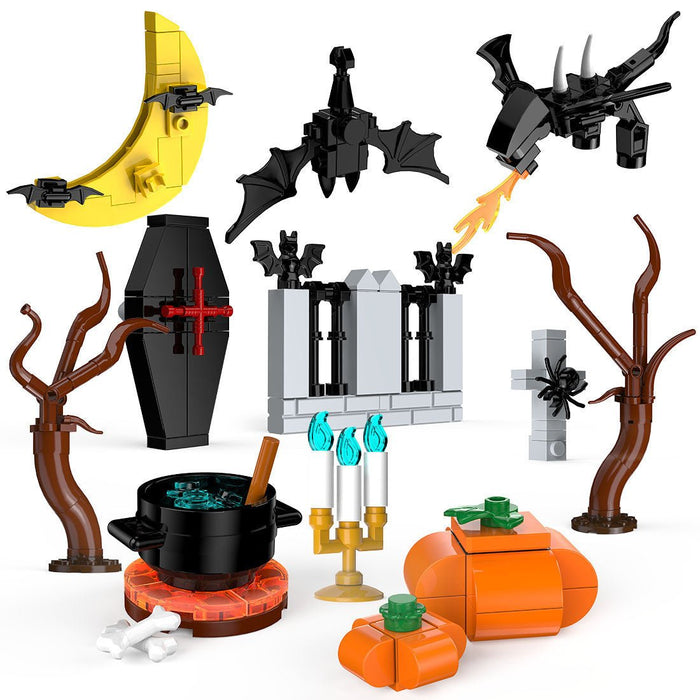 Halloween Calendar Blind Box Building Blocks Set - LesDiy -