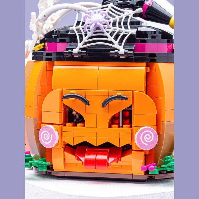 Halloween Pumpkin Assembly Toy Mini Building Blocks - LesDiy -