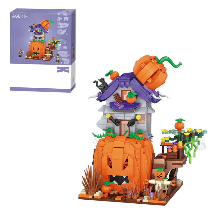 Halloween Pumpkin House - LesDiy -
