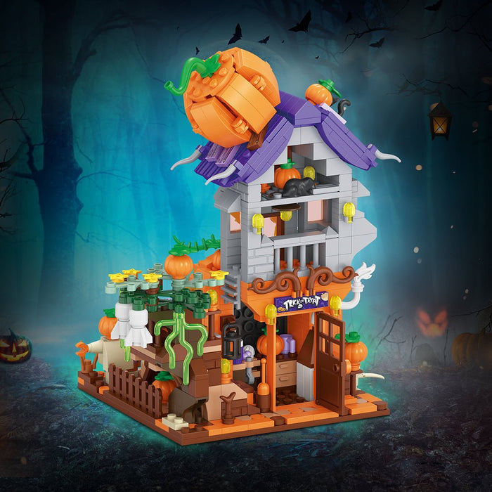Halloween Pumpkin House - LesDiy -