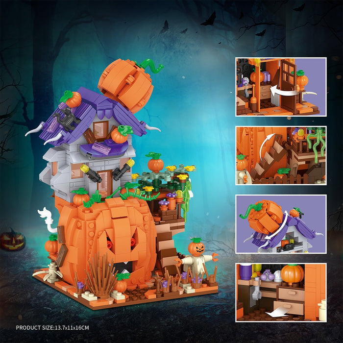 Halloween Pumpkin House - LesDiy -