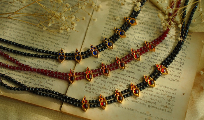 Handcrafted Agade Bead Kemp Choker