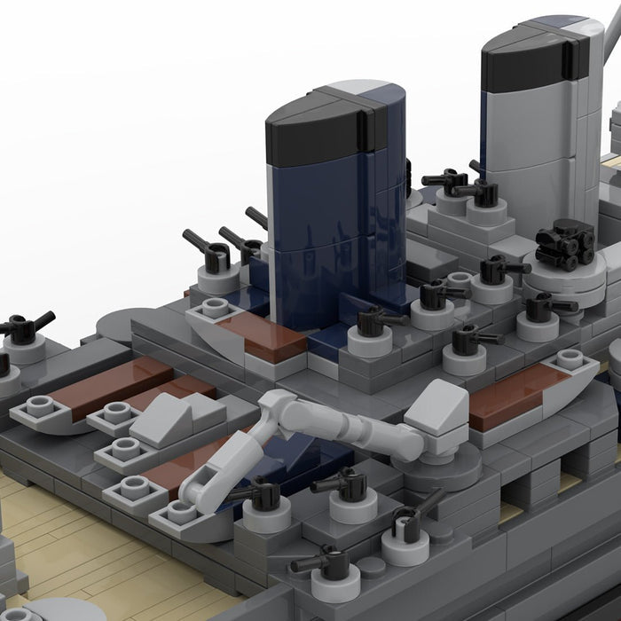 HMS Renown Renown-Class Battlecruiser Building Blocks-LesDiy-Building Blocks-