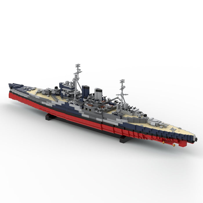 HMS Renown Renown-Class Battlecruiser Building Blocks-LesDiy-Building Blocks-