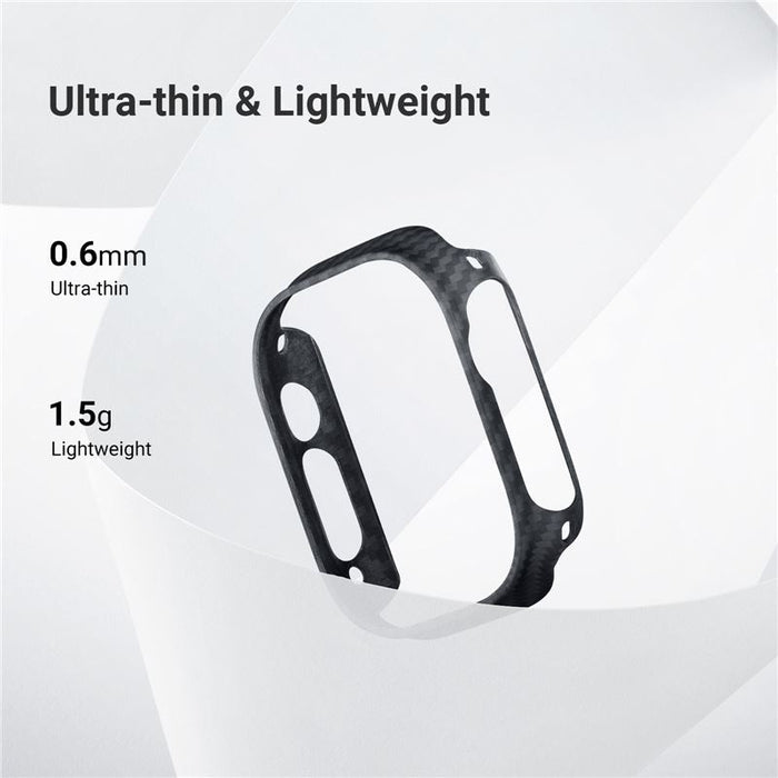 Husă Pitaka Air, black/grey — Apple Watch Ultra 49 mm