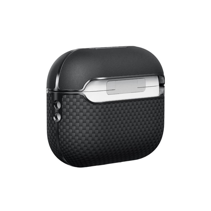 Husă Pitaka Aramid Fiber Magnetic, black/gray — AirPods Pro2