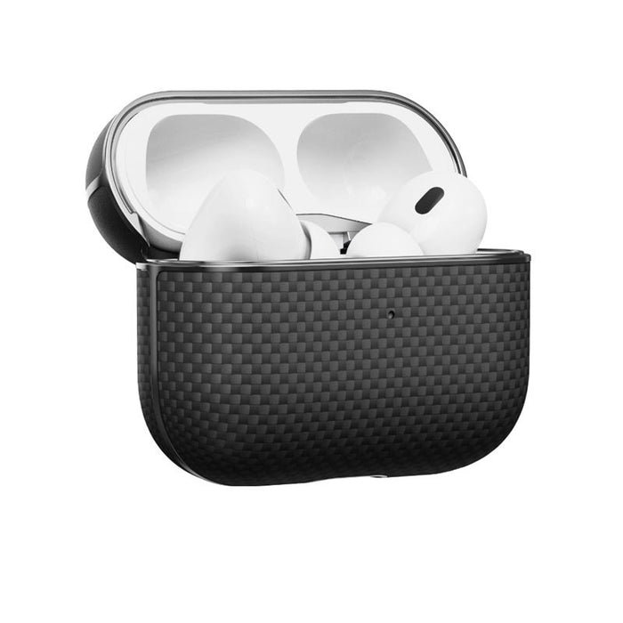 Husă Pitaka Aramid Fiber Magnetic, black/gray — AirPods Pro2