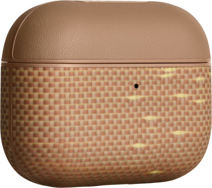 Husă Pitaka Aramid Fiber Magnetic, Golden Glint — AirPods Pro 3