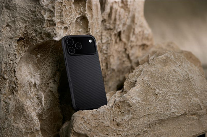 Husă Pitaka Aramid ProGuard, Black/Grey — iPhone 17 Pro