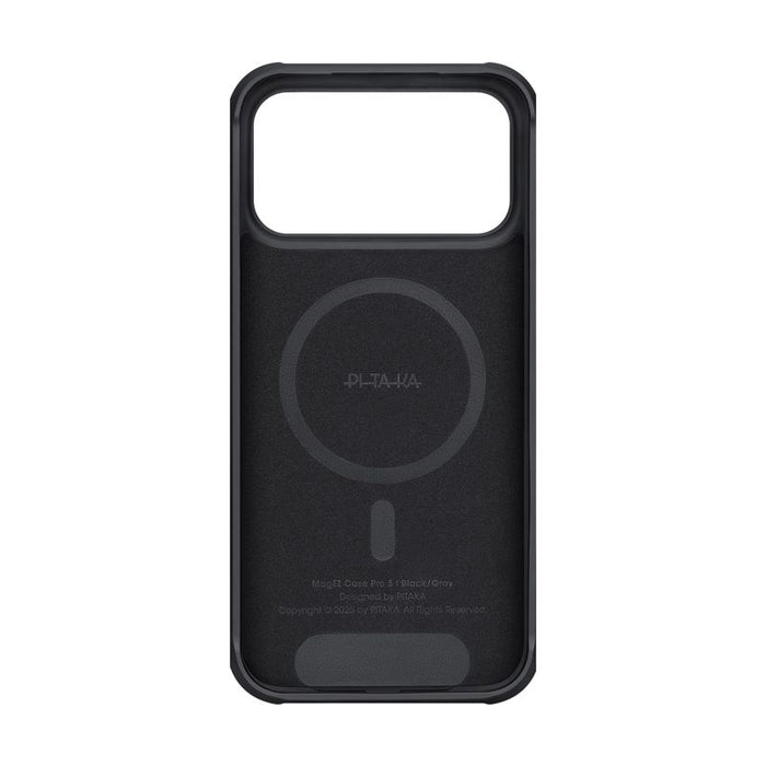 Husă Pitaka Aramid ProGuard, Black/Grey — iPhone 17 Pro