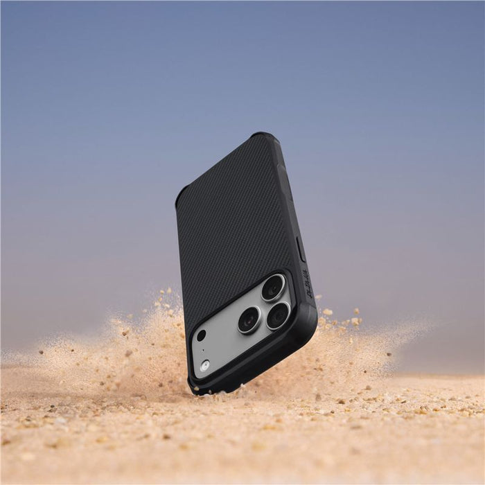 Husă Pitaka Aramid ProGuard, Black/Grey — iPhone 17 Pro