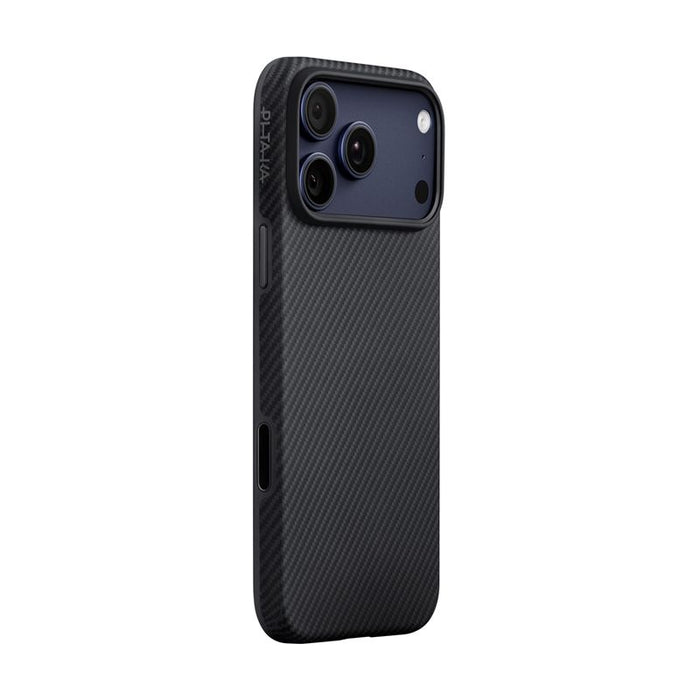 Husă Pitaka Aramid UltraGuard, Black/Grey — iPhone 17 Pro Max