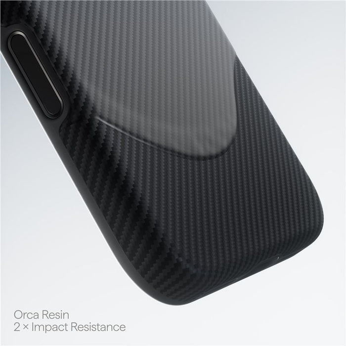 Husă Pitaka Aramid UltraGuard, Black/Grey — iPhone 17 Pro Max