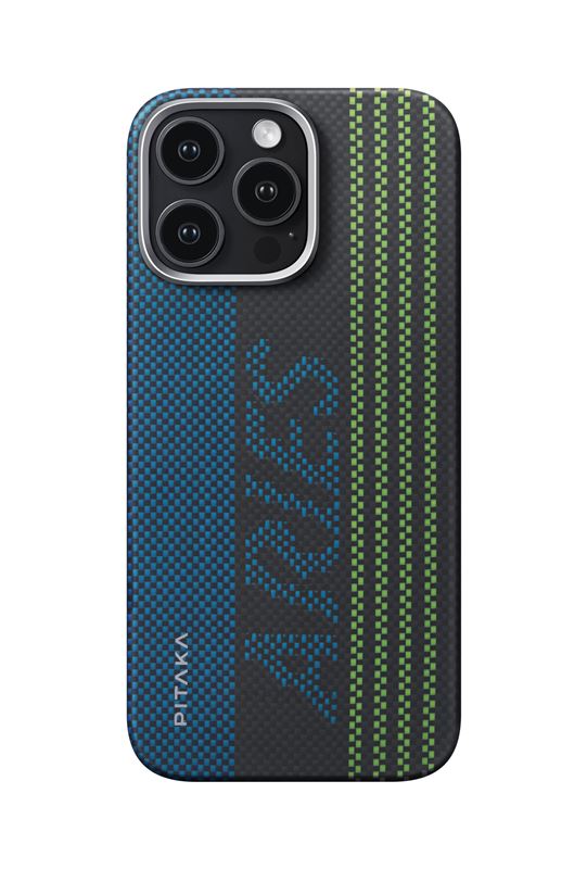 Husă Pitaka × Aries Tactile Woven, Credit card — iPhone 16 Pro Max