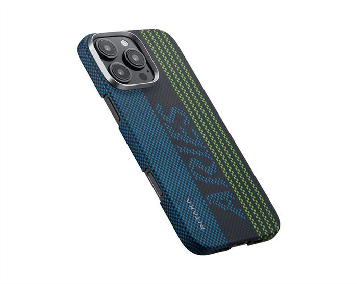 Husă Pitaka × Aries Tactile Woven, Credit card — iPhone 16 Pro Max
