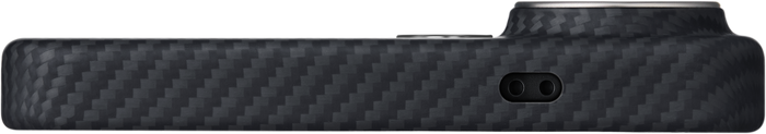 Husă Pitaka Edge Case, Black/Grey Twill (Aaron Button) — Samsung Galaxy S26 Ultra