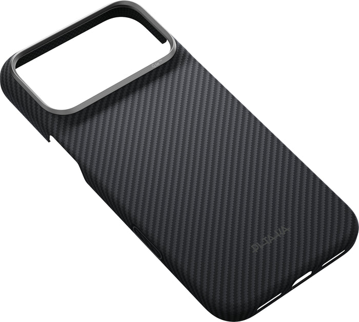 Husă Pitaka Edge Case, Black/Grey Twill — iPhone 18/17 Pro Max
