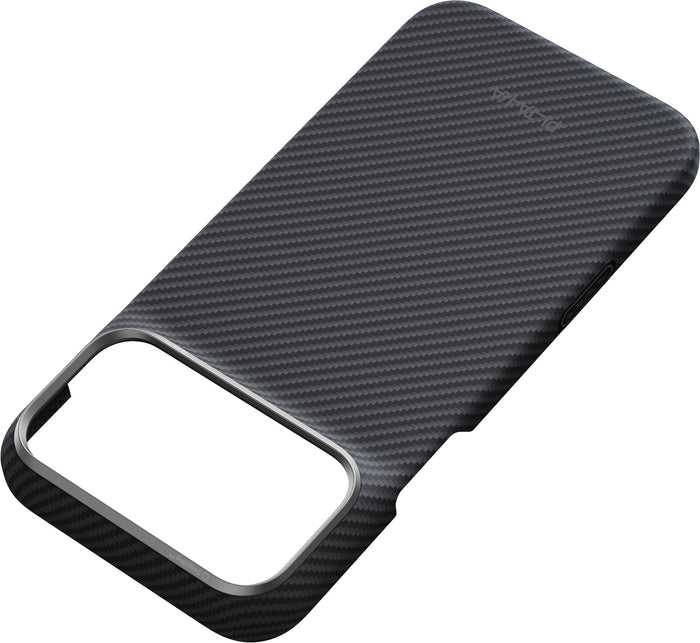 Husă Pitaka Edge Case, Black/Grey Twill — iPhone 18/17 Pro Max