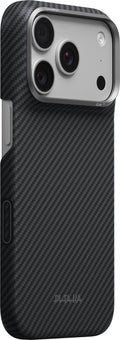 Husă Pitaka Edge Case, Black/Grey Twill — iPhone 18/17 Pro